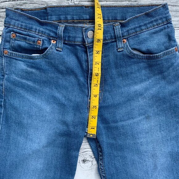 Levi's 511 Slim Straight Leg Blue Denim Jeans - Picture 6 of 7